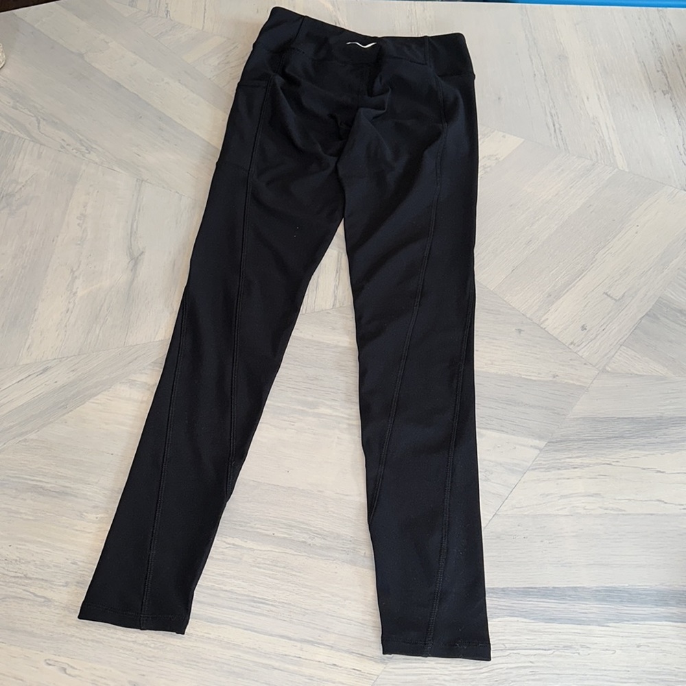 GOTTEX Size XS Leggings Classic Black Side Zipper Gym Yoga Pants - Picture 5 of 9